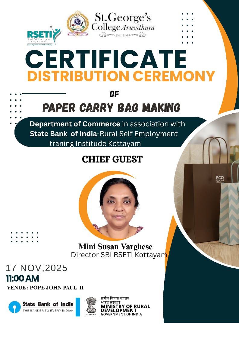 Certificate Distribution Ceremony of Paper Carry Bag Making